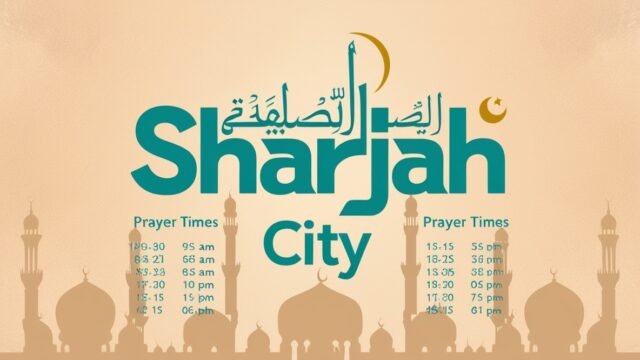 prayer time Sharjah - salah times Sharjah city