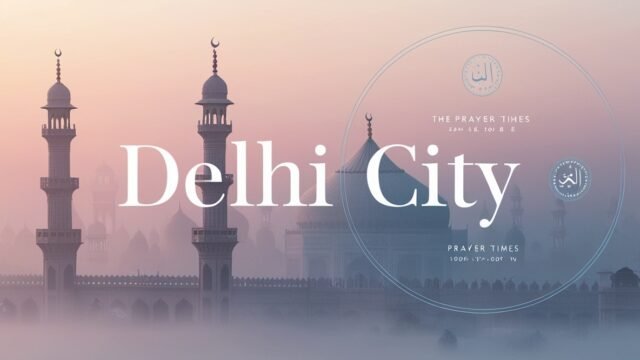 prayer times - Namaz time in Delhi city