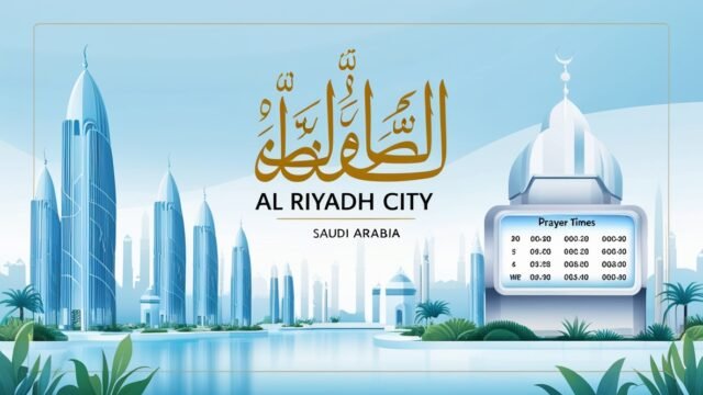 مواقيت الصلاة في الرياض- prayer times in al riyadh city
