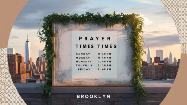 prayer times salah time Brooklyn