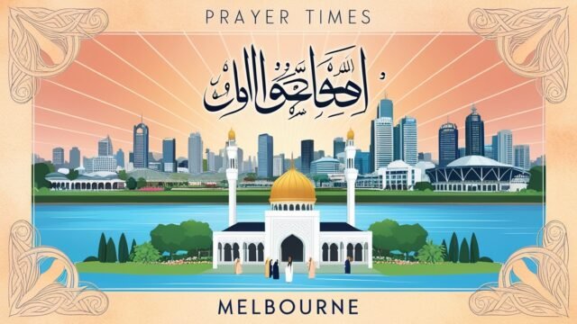 prayer times - salah times melbourne city