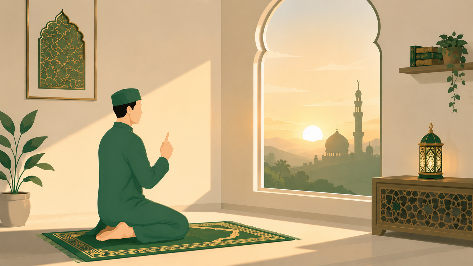 Sitting for Tashahhud at the end of the Fajr prayer